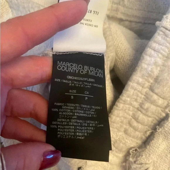 marcelo burlon county of milan CROSS INSIDE OUT SWEATPANTS - Picture 10 of 12